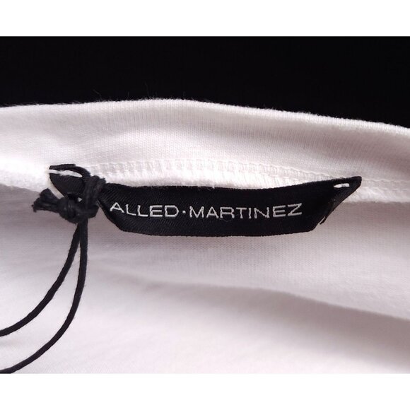 Alled-Martinez Twisted T-Shirt Size L Mens White Tee $155 - Picture 11 of 15
